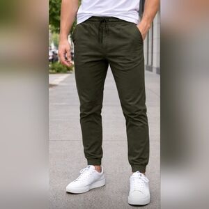 Calliville Mens Army Green Jogger Pants Size Medium New With Tags